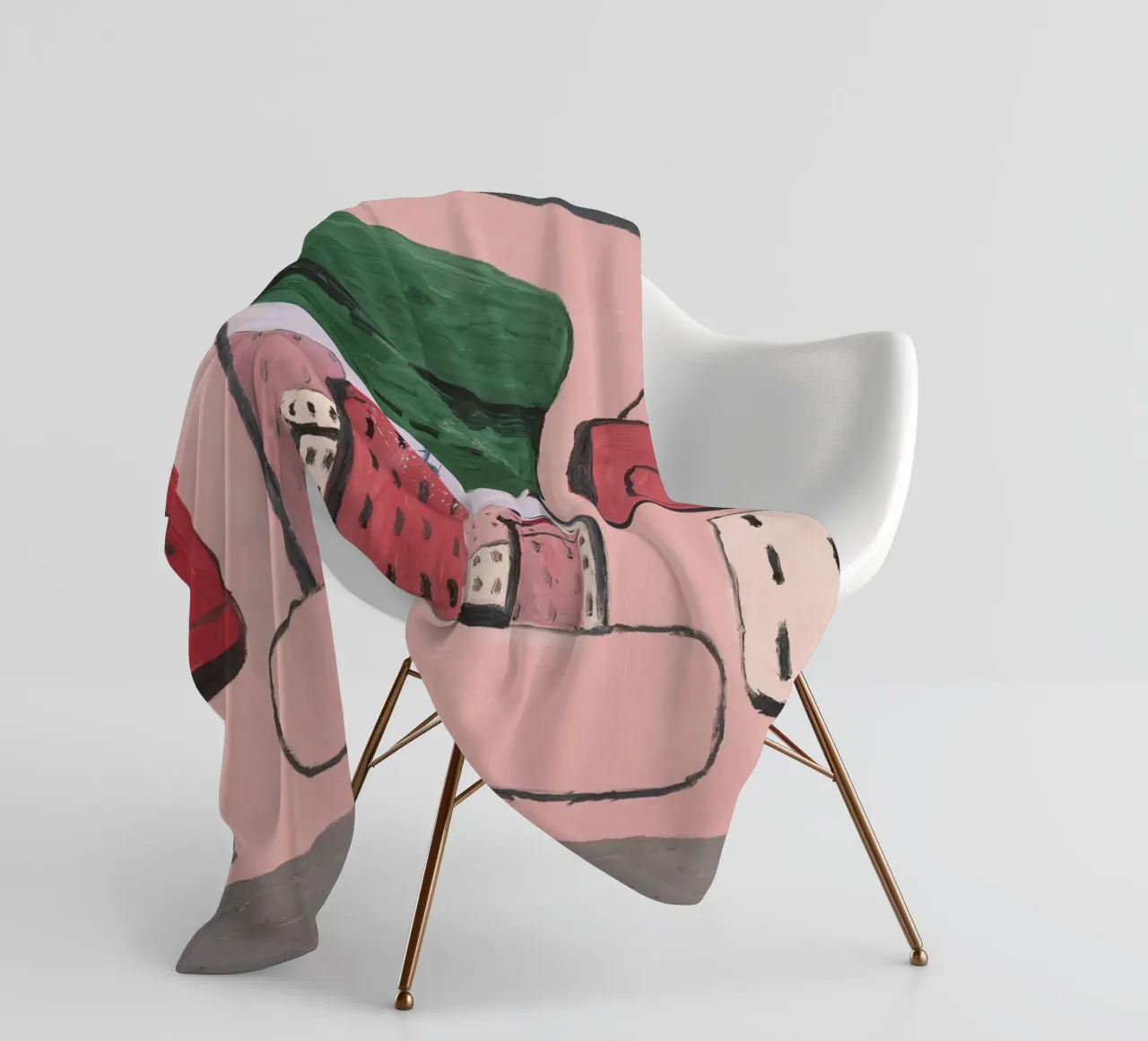 Philip Guston Open Window fleece blanket by Riley Art Studio