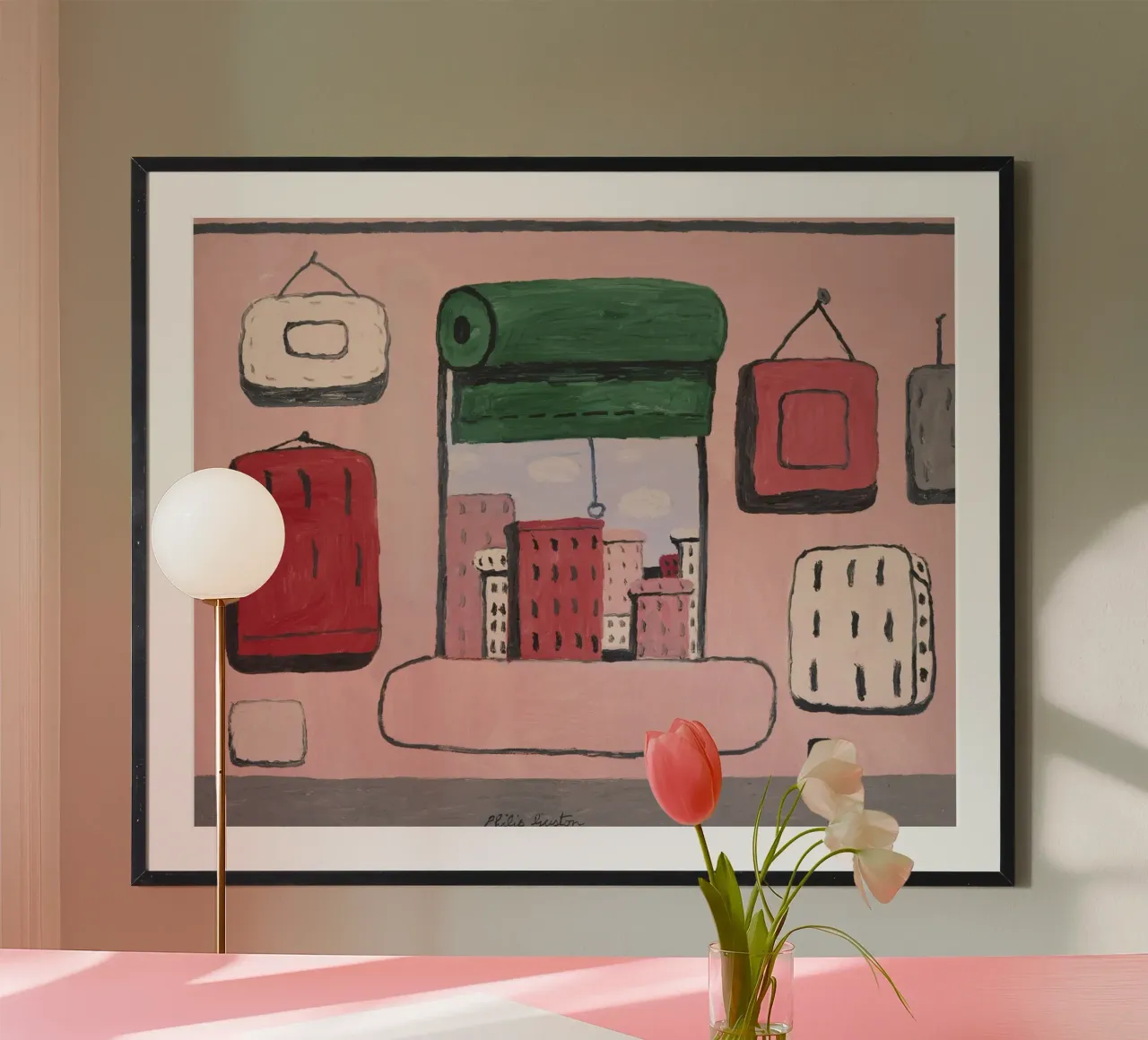 Philip Guston Open Window Hahnemühle von Riley Art Studio