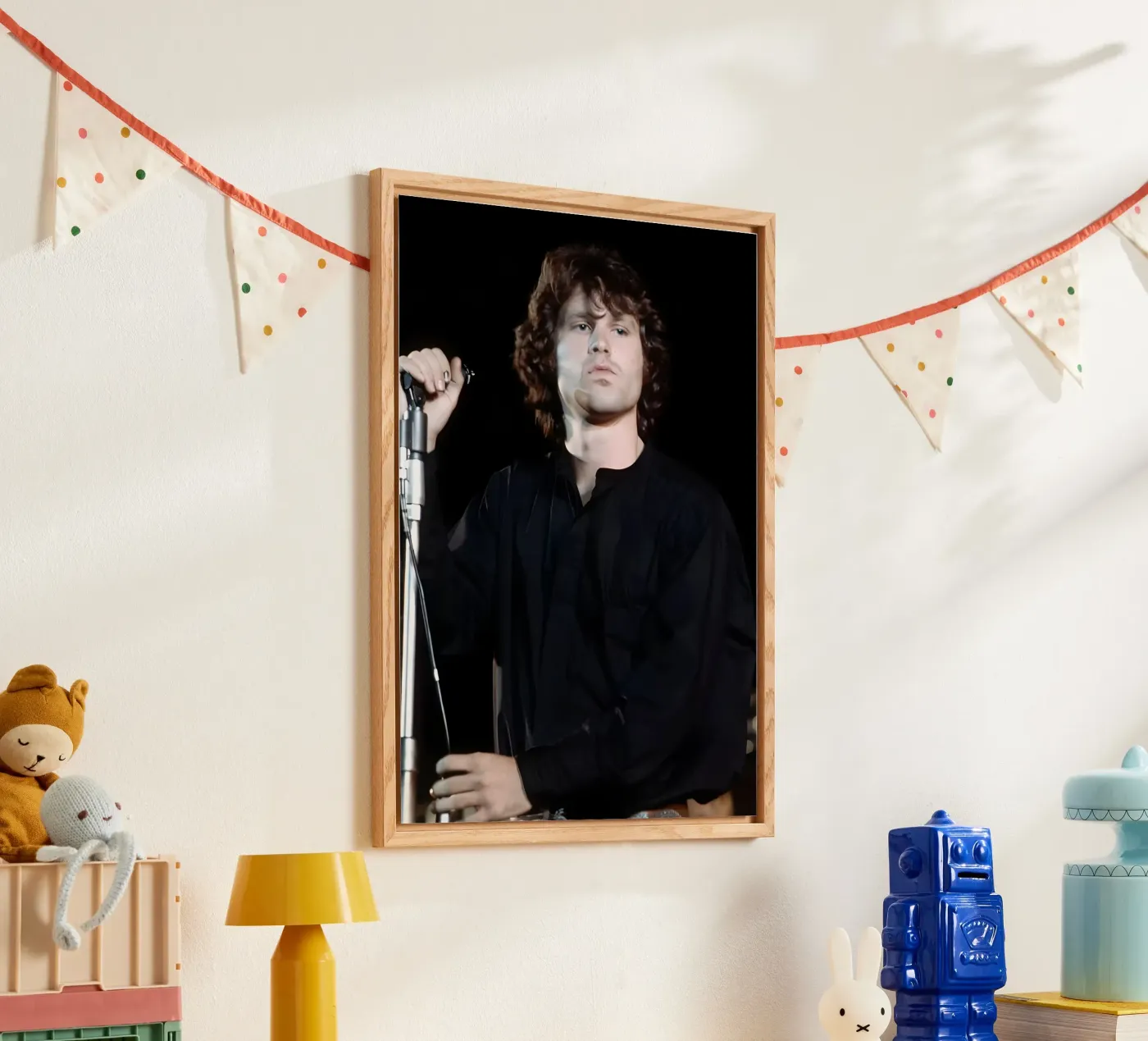 Jim Morrison Acryl-Glas von Digital Street art