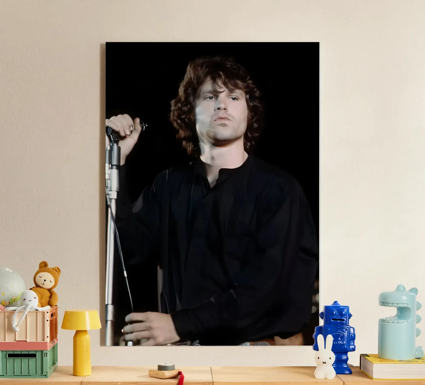 Jim Morrison Acryl-Glas von Digital Street art