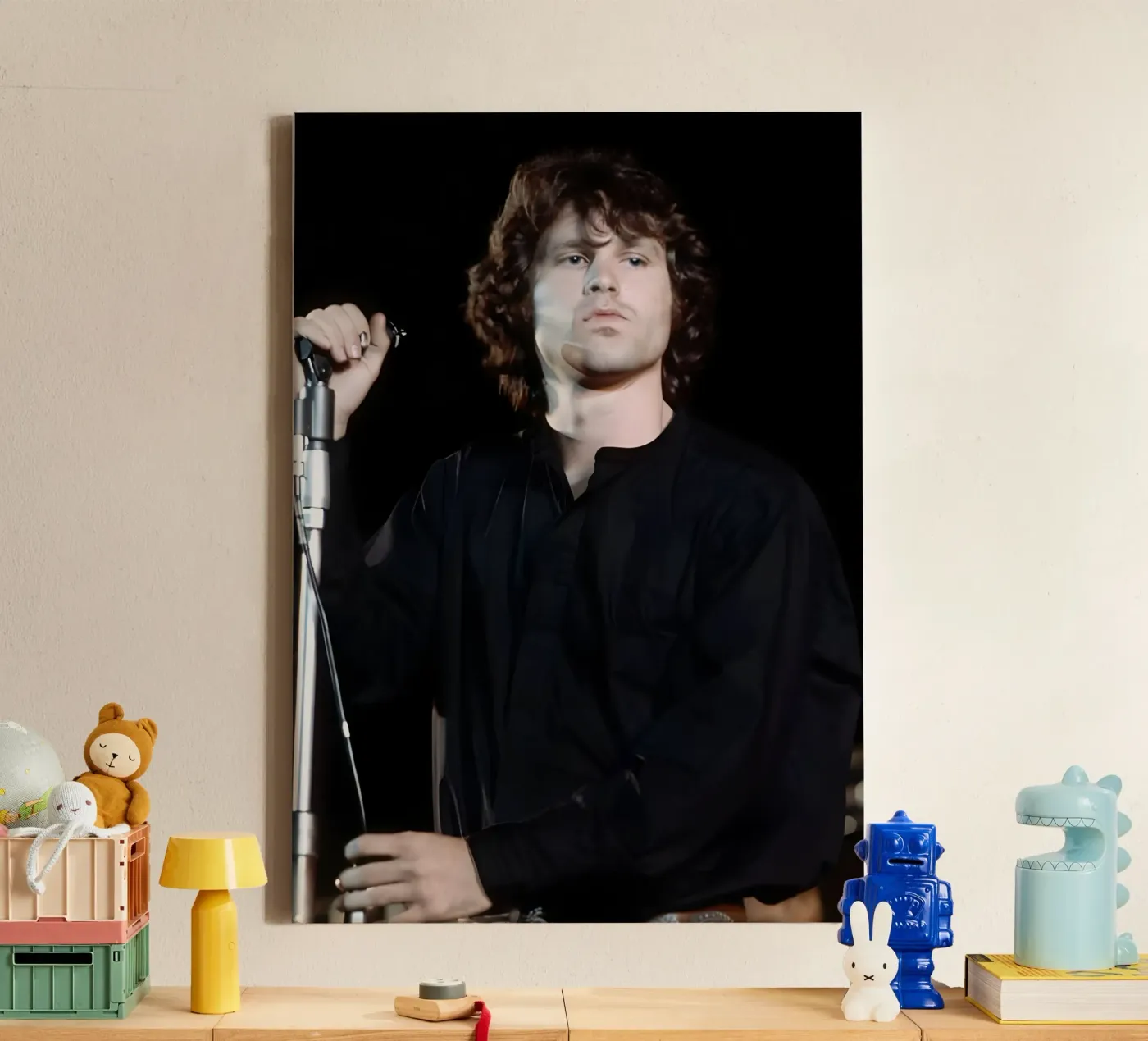 Jim Morrison tela da Digital Street art