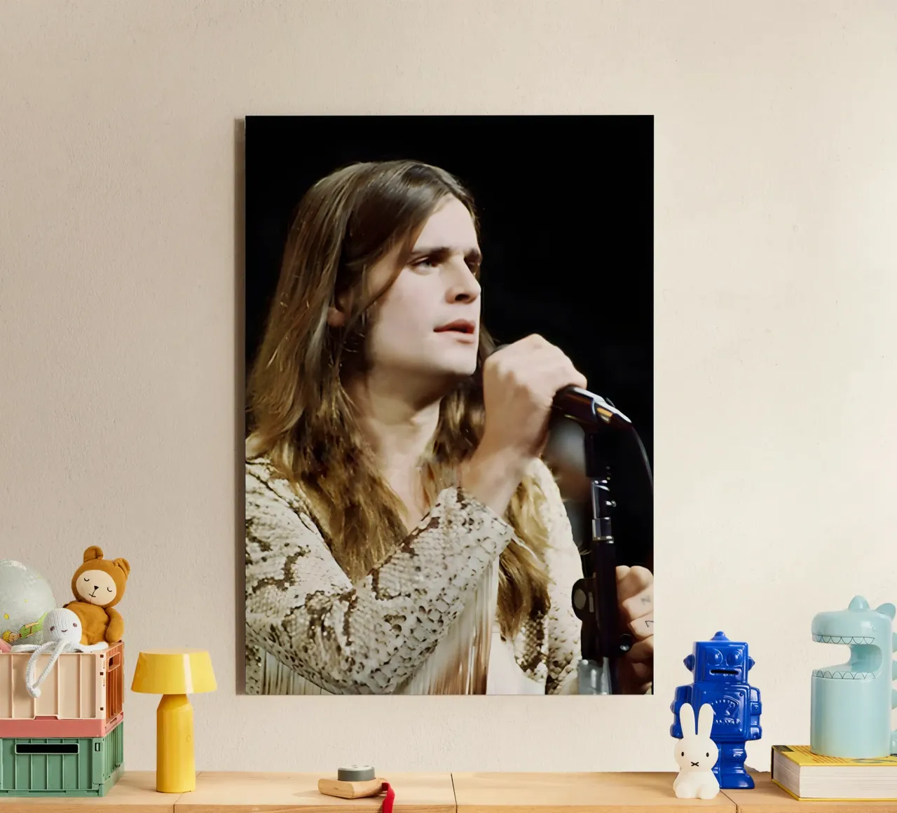 Ozzy Osbourne alluminio dibond da The Poster Hub
