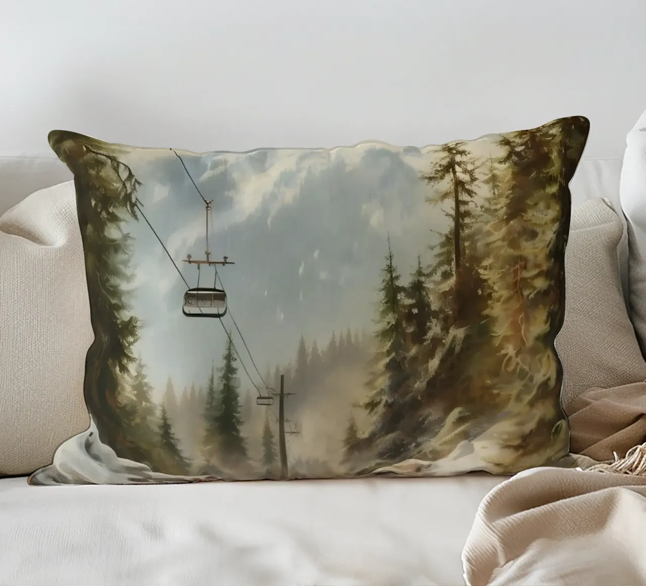 Funivia a Winterbergen cuscino da Studio Vibe