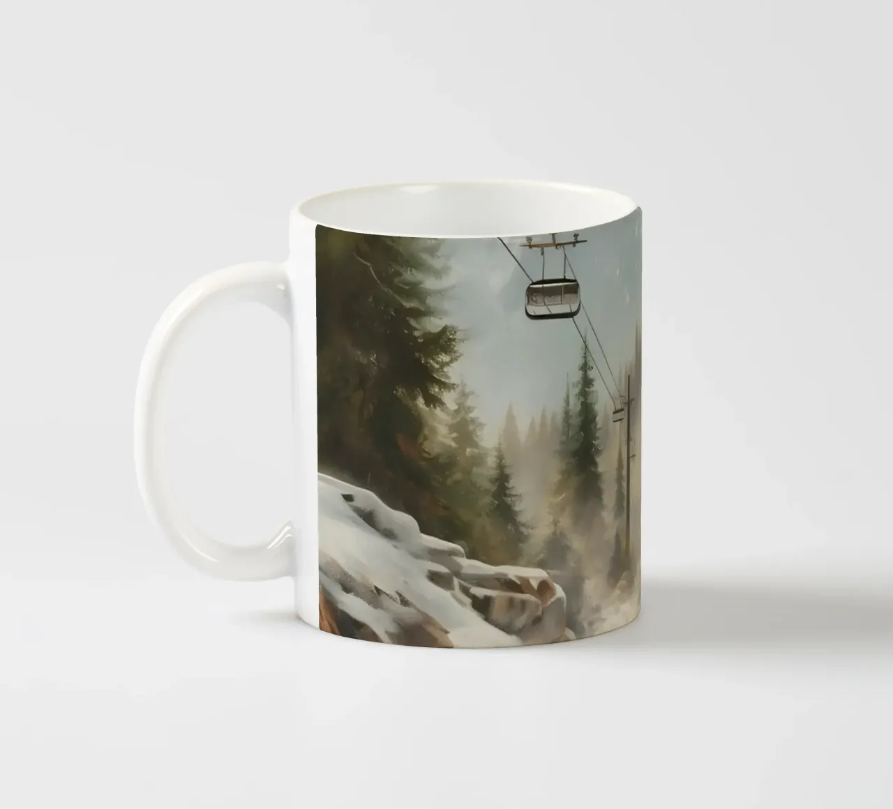 Funivia a Winterbergen tazza in ceramica da Studio Vibe