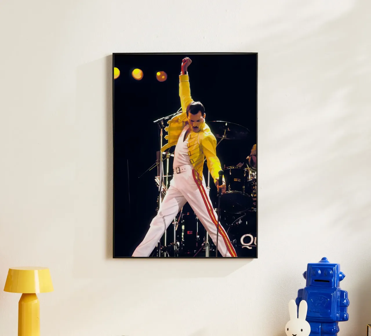 Freddie Mercury alluminio dibond da The Poster Hub