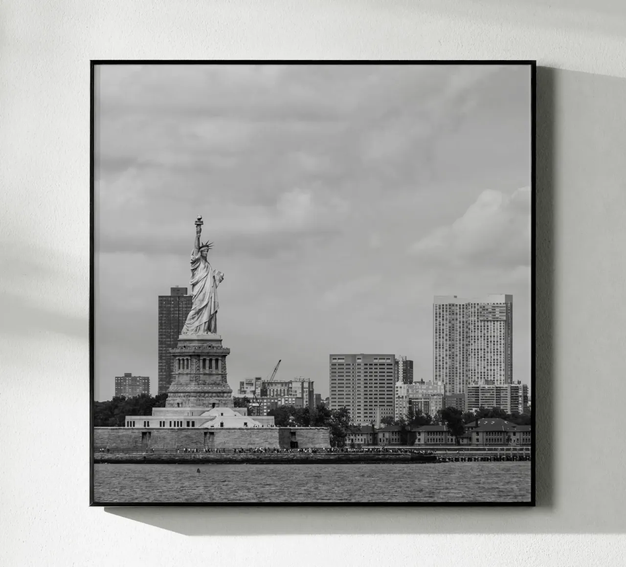 Statua dei liberti Stile B&N plexiglass da Carinaprint