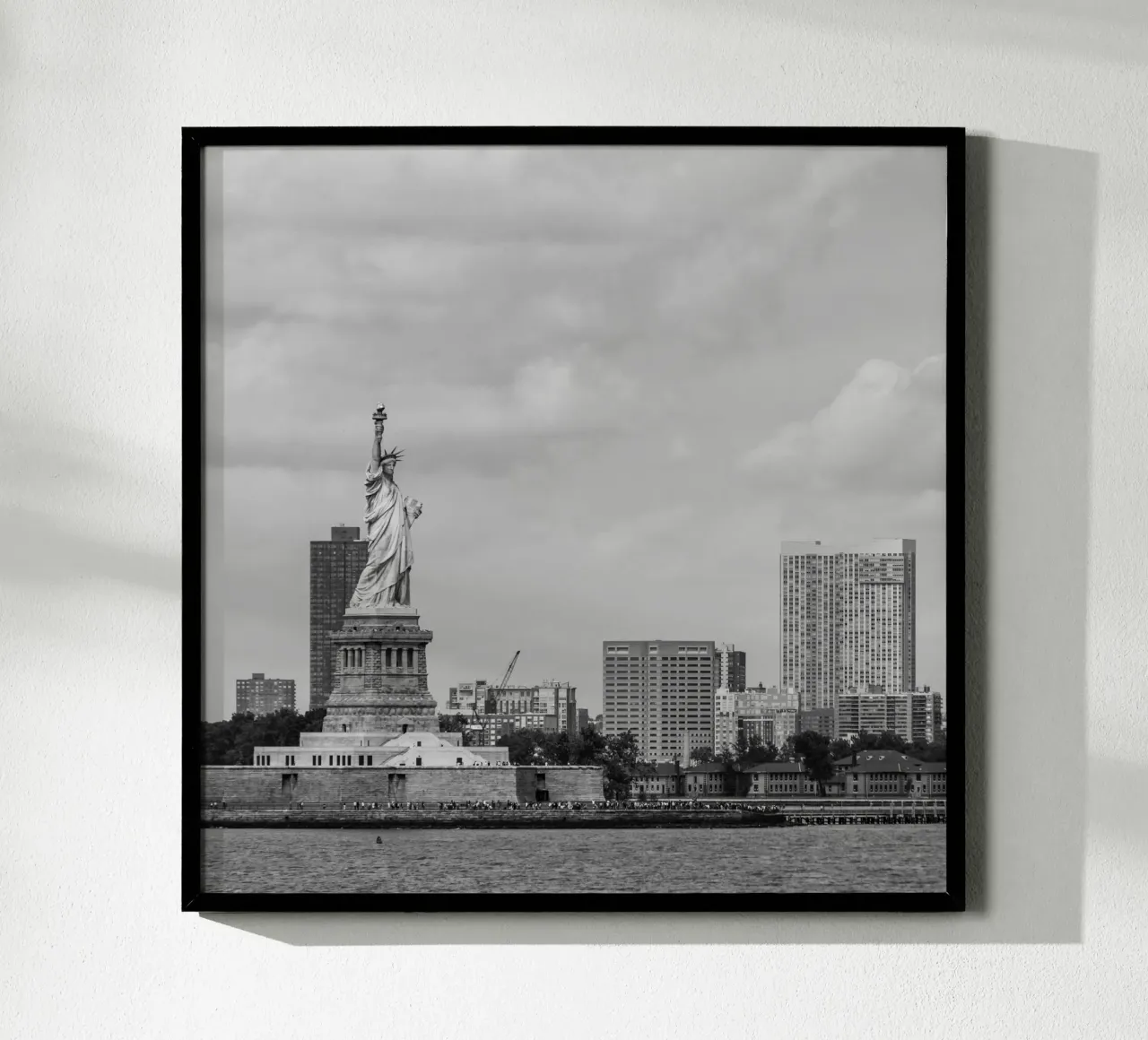 Statua dei liberti Stile B&N carta hahnemühle da Carinaprint