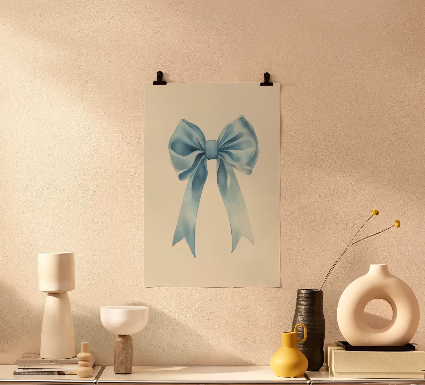 Blue Bow poster by treechild