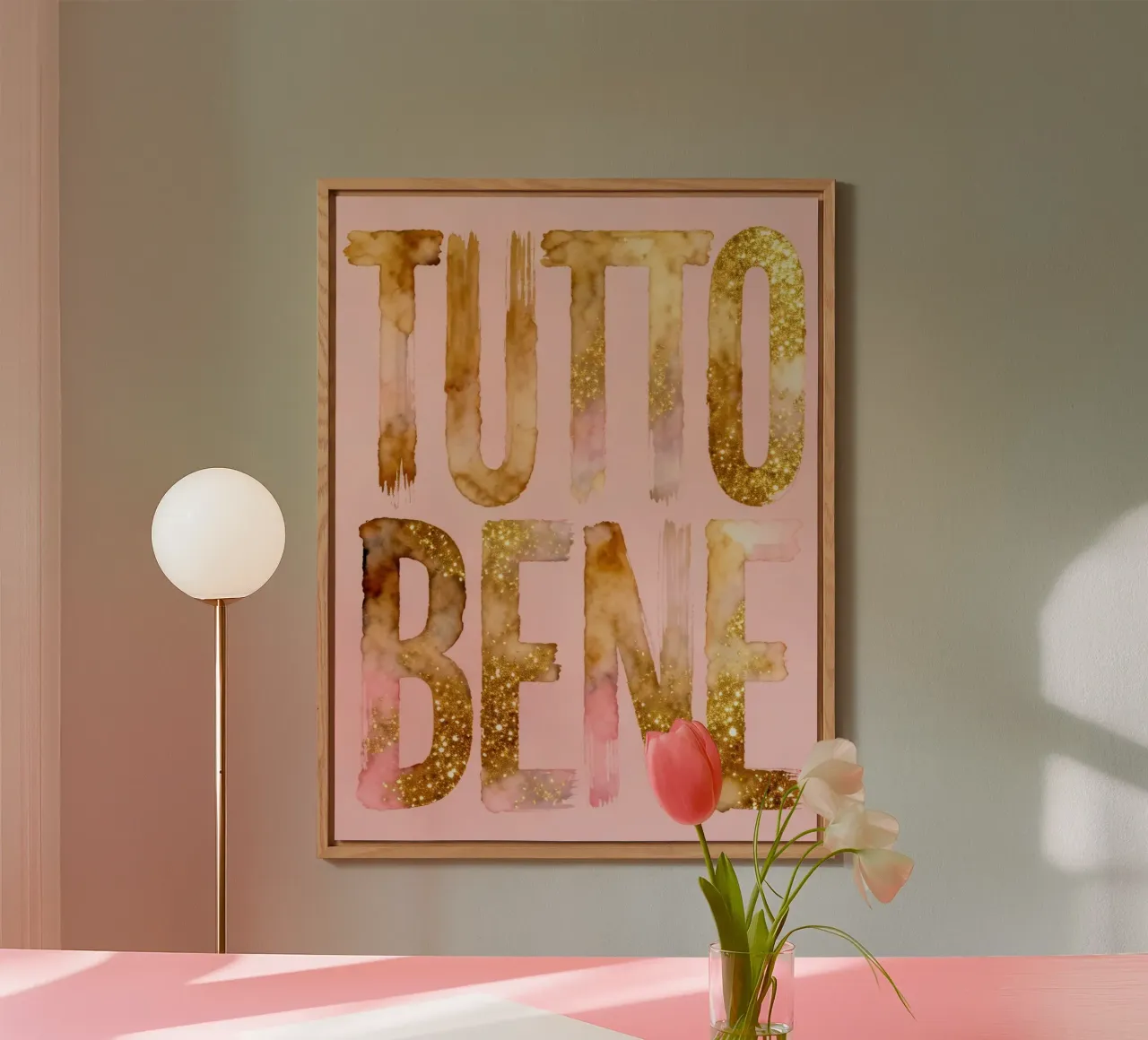 Tutto Bene alluminio dibond da Attaboy Dsgn