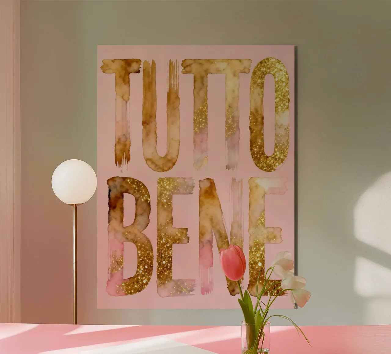 Tutto Bene alluminio dibond da Attaboy Dsgn