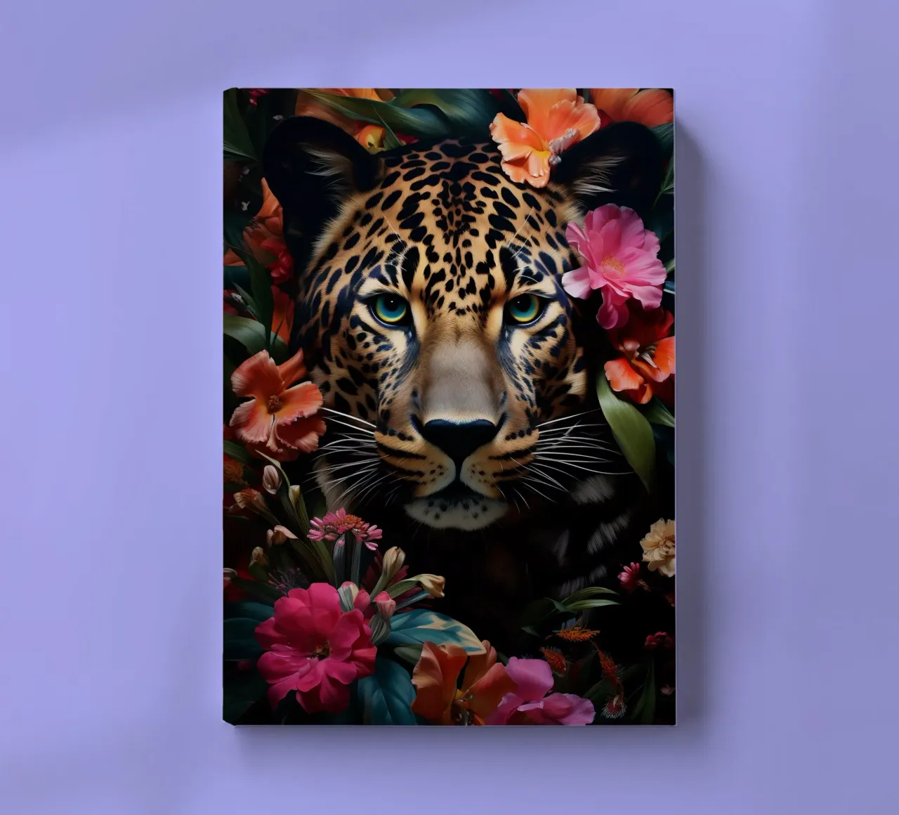 Leopard Flower notebook by Mateo