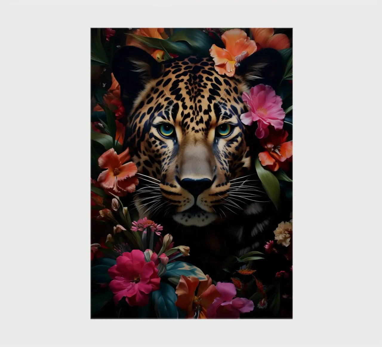 Leopard Flower notebook by Mateo