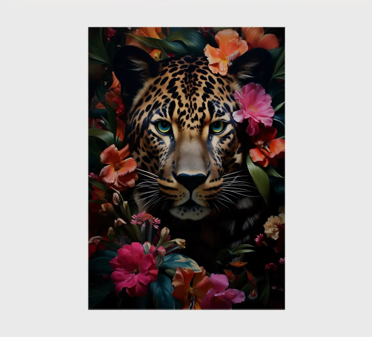Leopard Flower notebook by Mateo