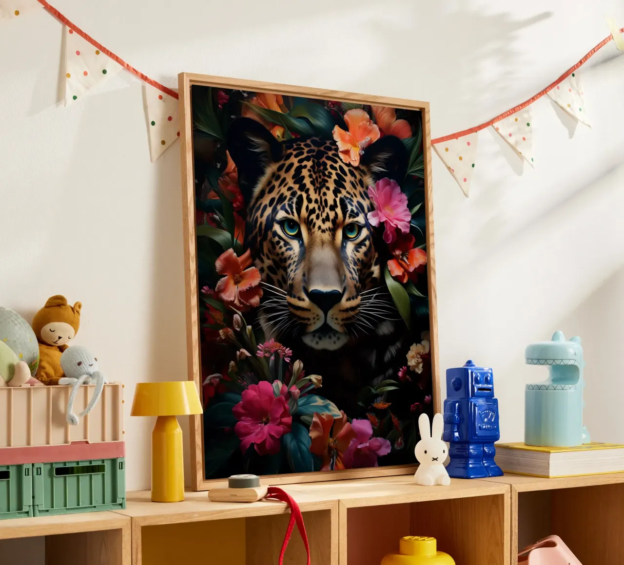 Leopard Flower plexiglass da Mateo