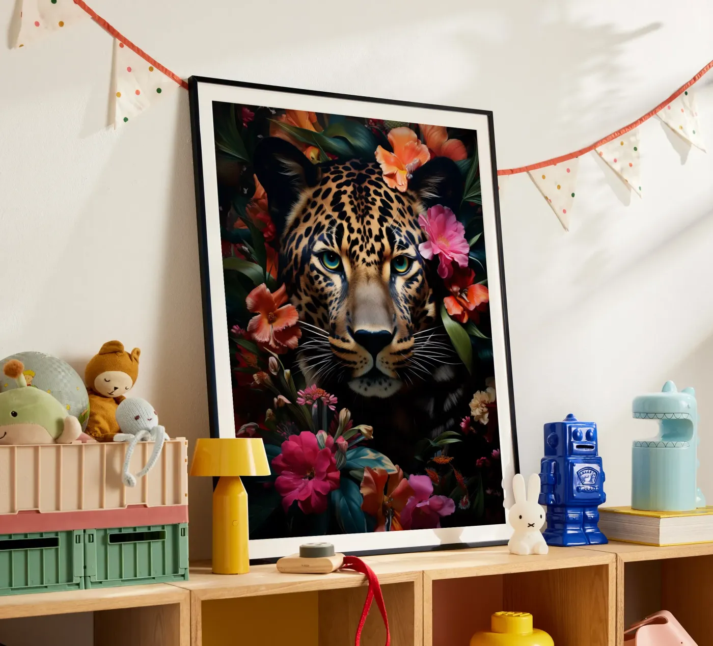 Leopard Flower poster by Mateo