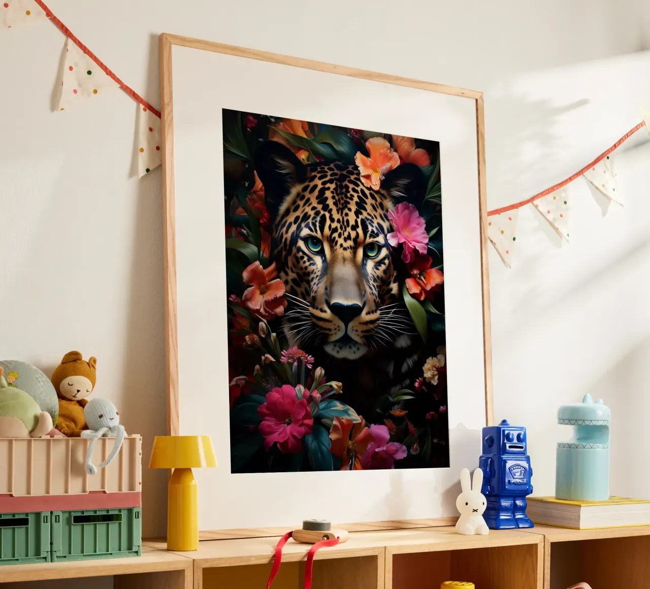 Leopard Flower poster by Mateo