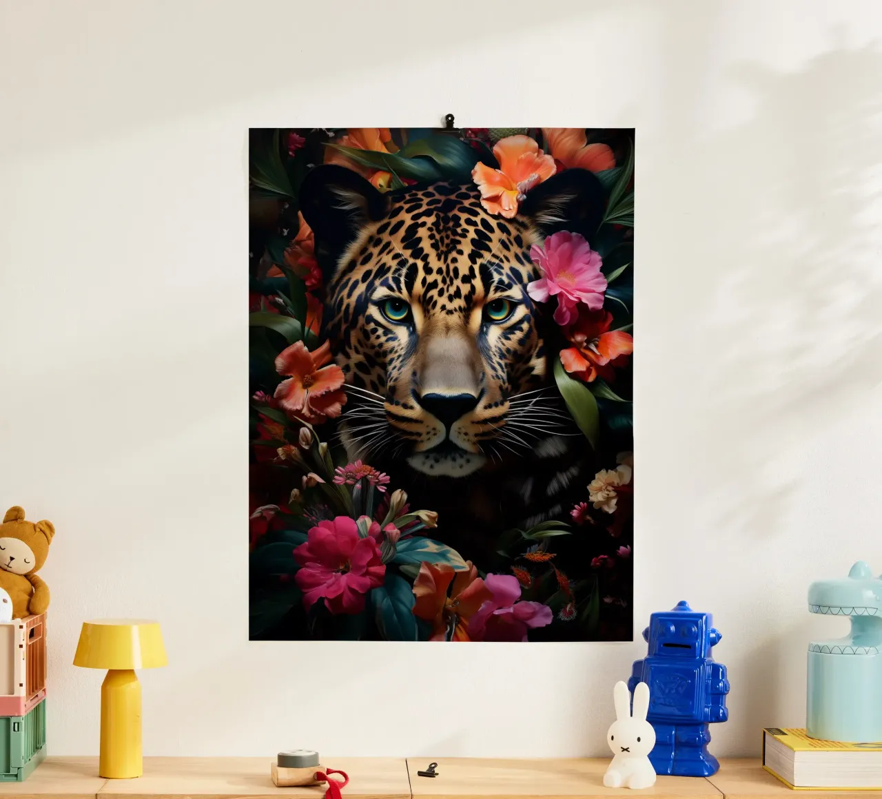 Leopard Flower poster by Mateo