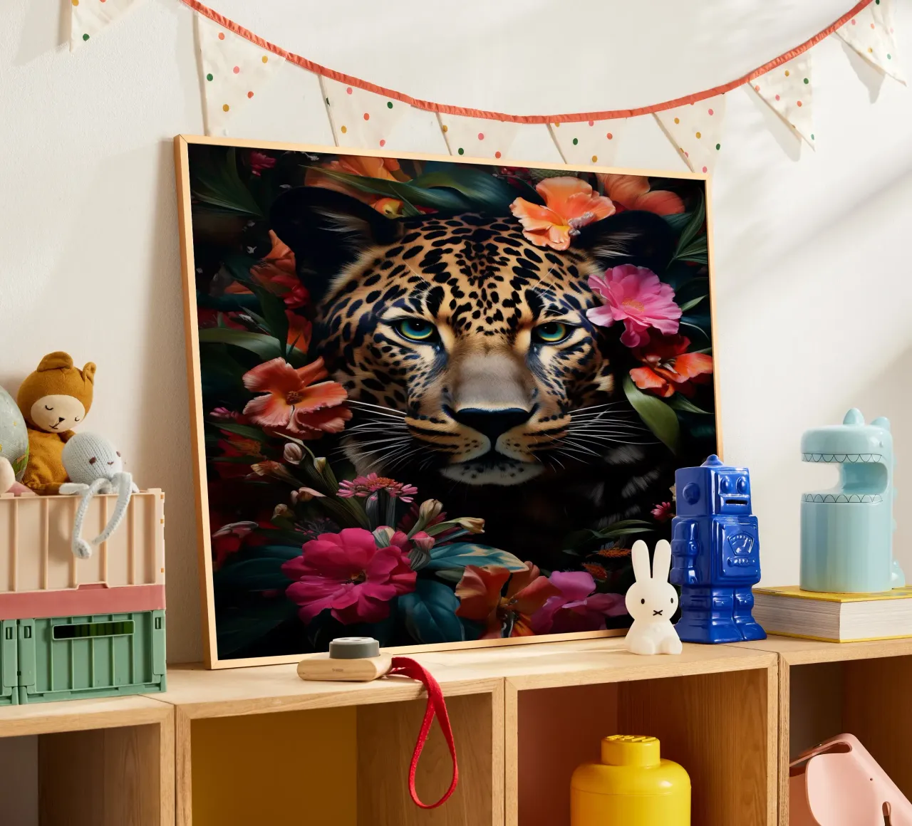 Leopard Flower poster by Mateo
