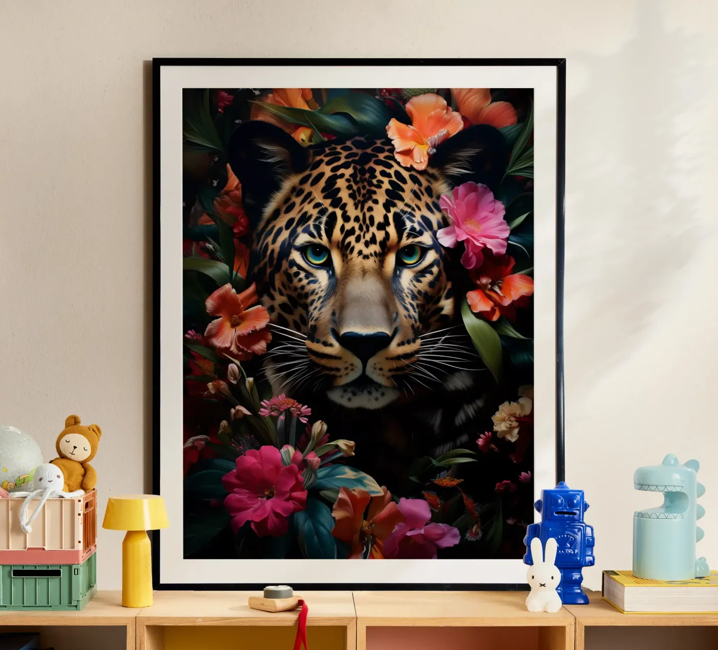 Leopard Flower poster by Mateo