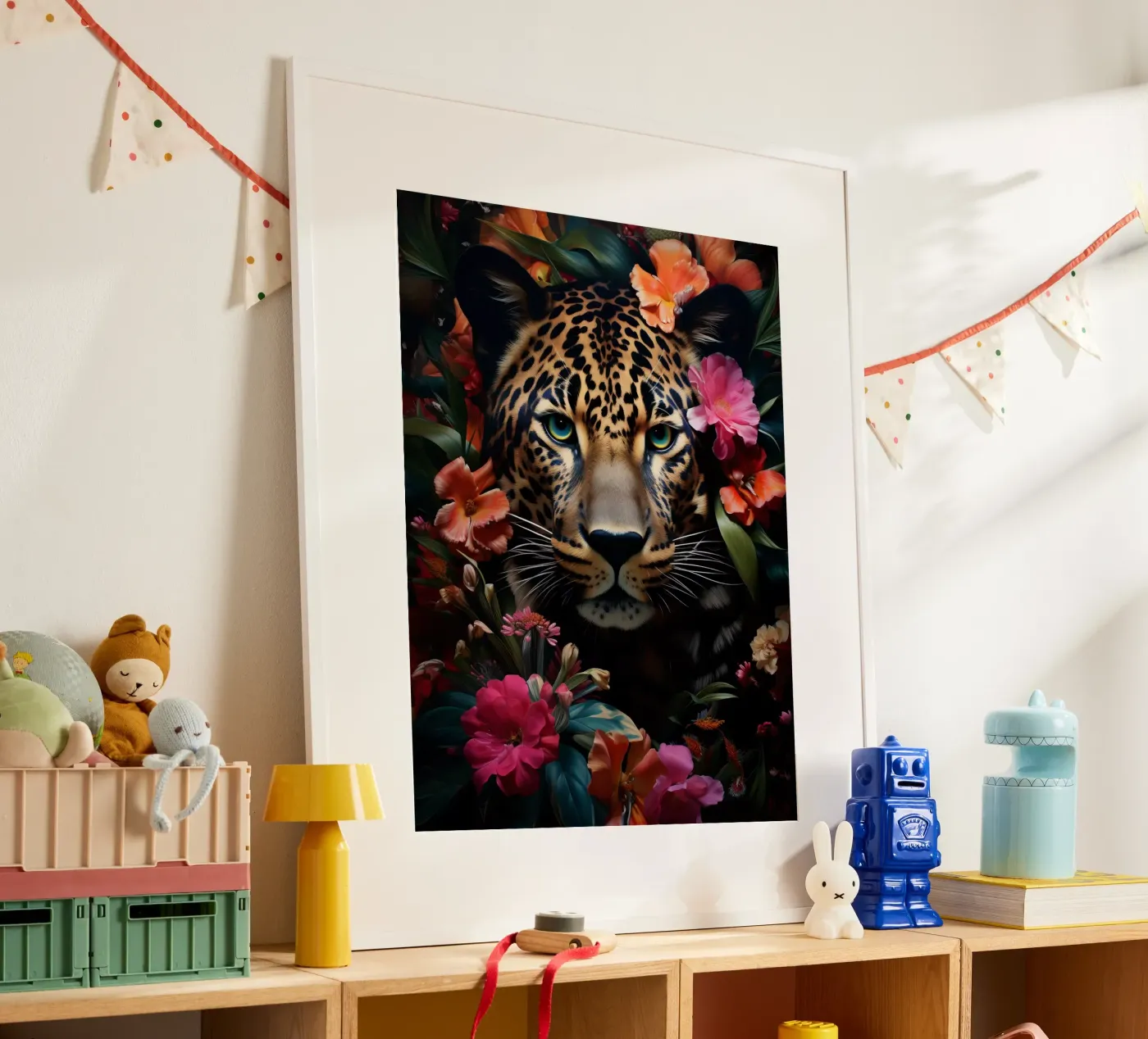 Leopard Flower poster by Mateo