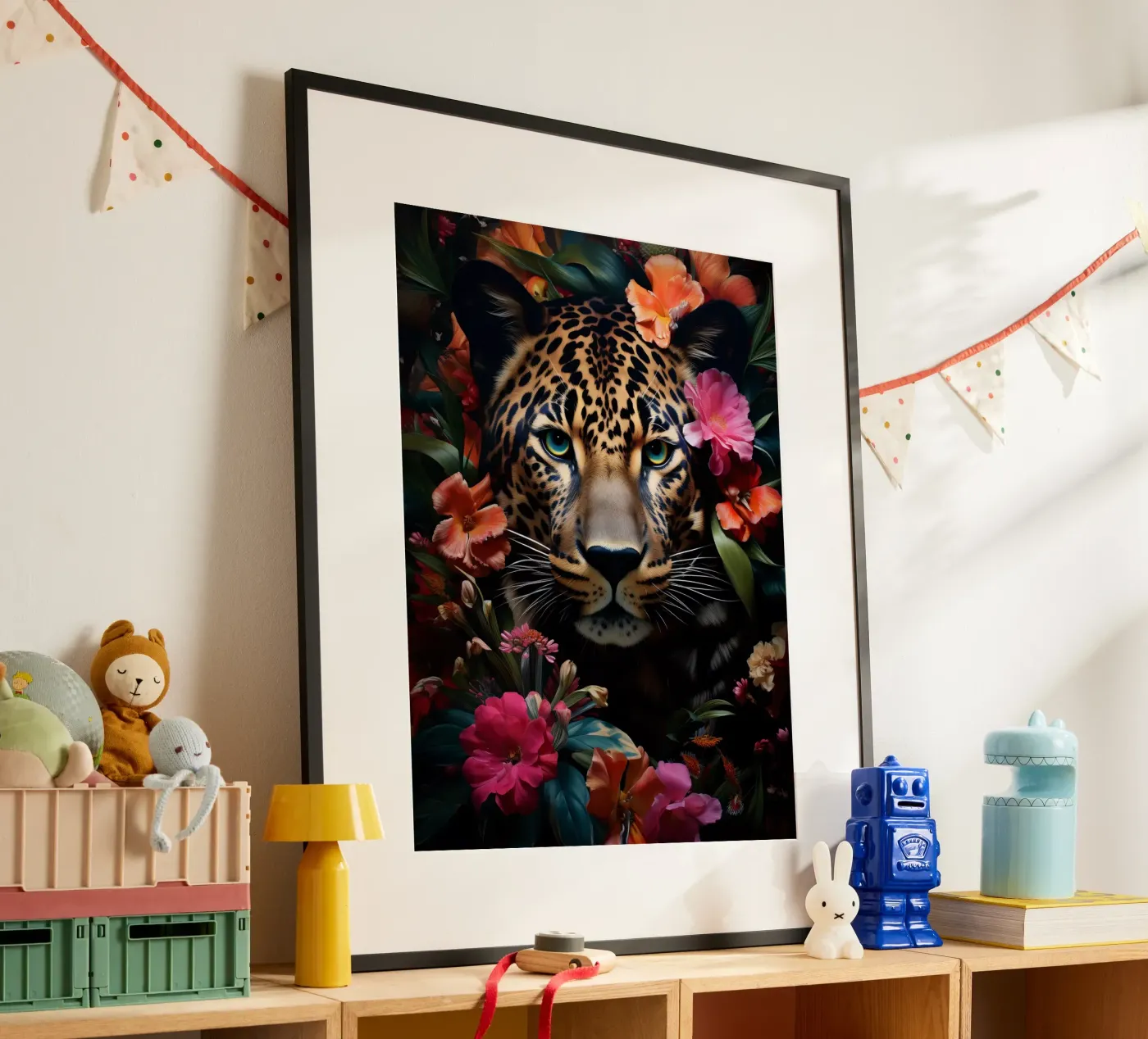 Leopard Flower poster by Mateo