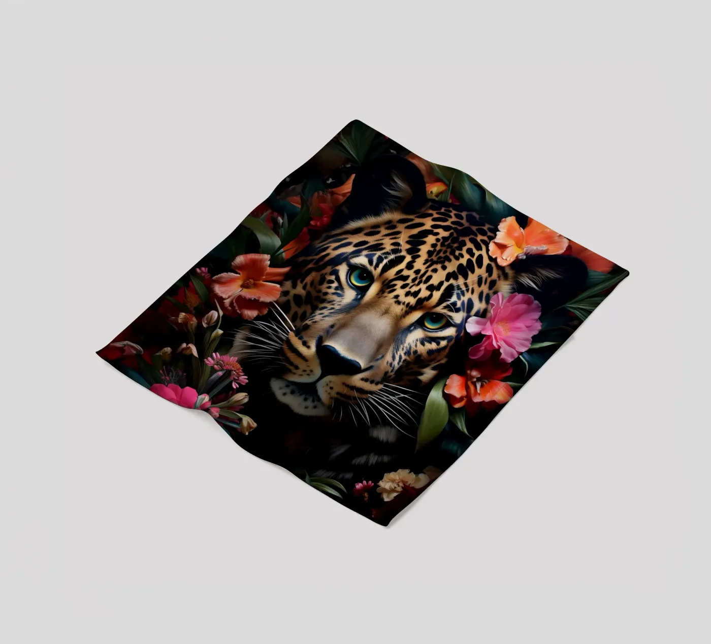 Leopard Flower fleecedeken van Mateo