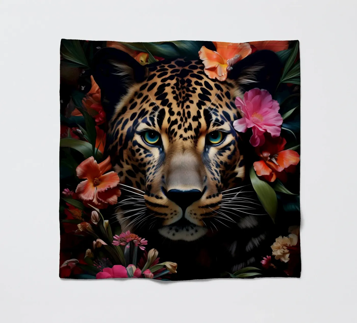 Leopard Flower fleecedeken van Mateo
