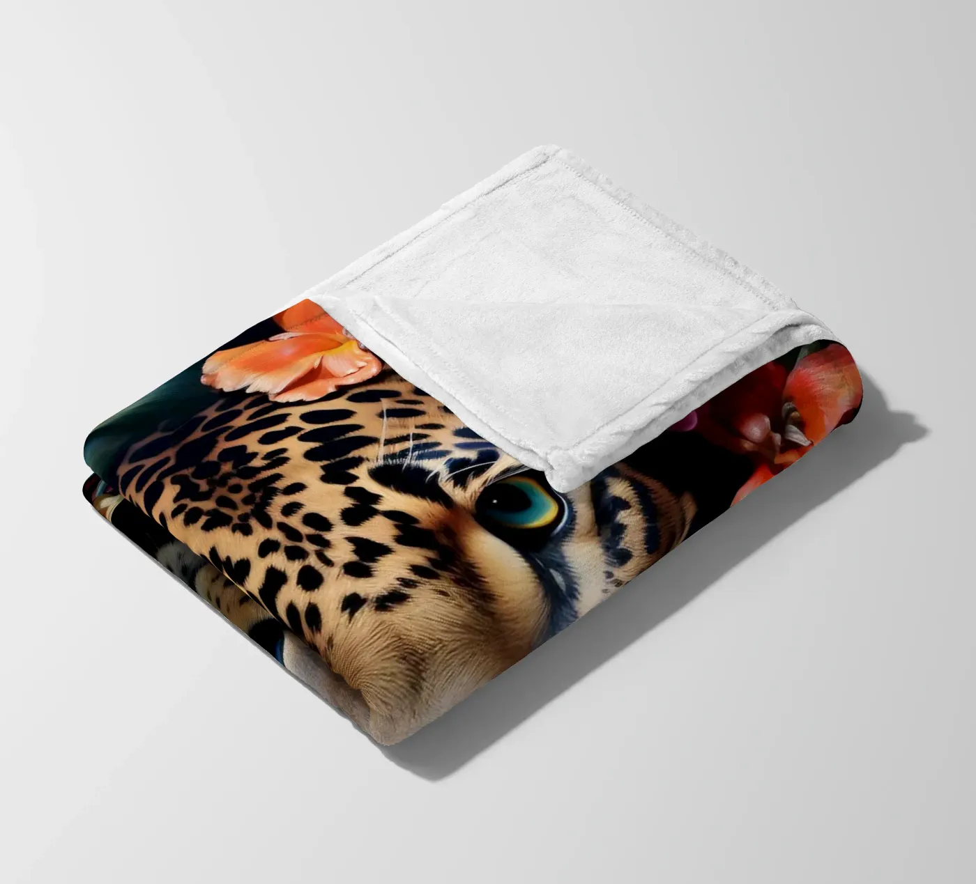 Leopard Flower fleecedeken van Mateo