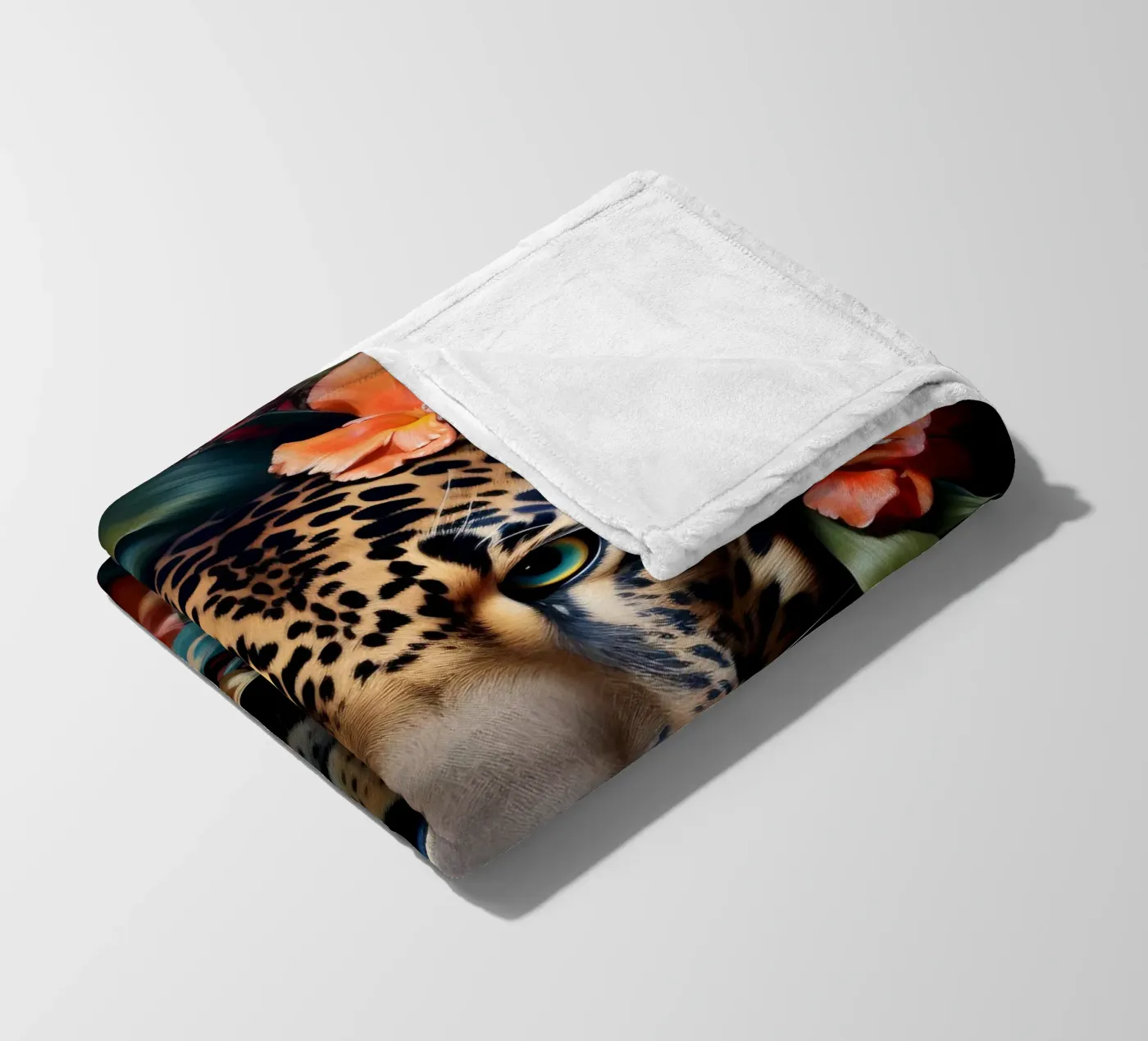 Leopard Flower fleecedeken van Mateo