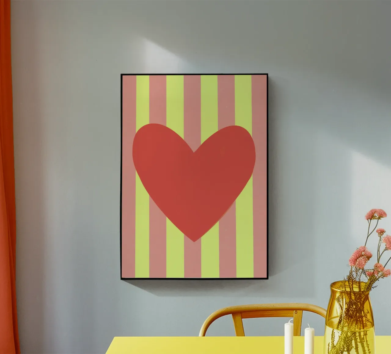 Cuore rosso 02 plexiglass da Art House