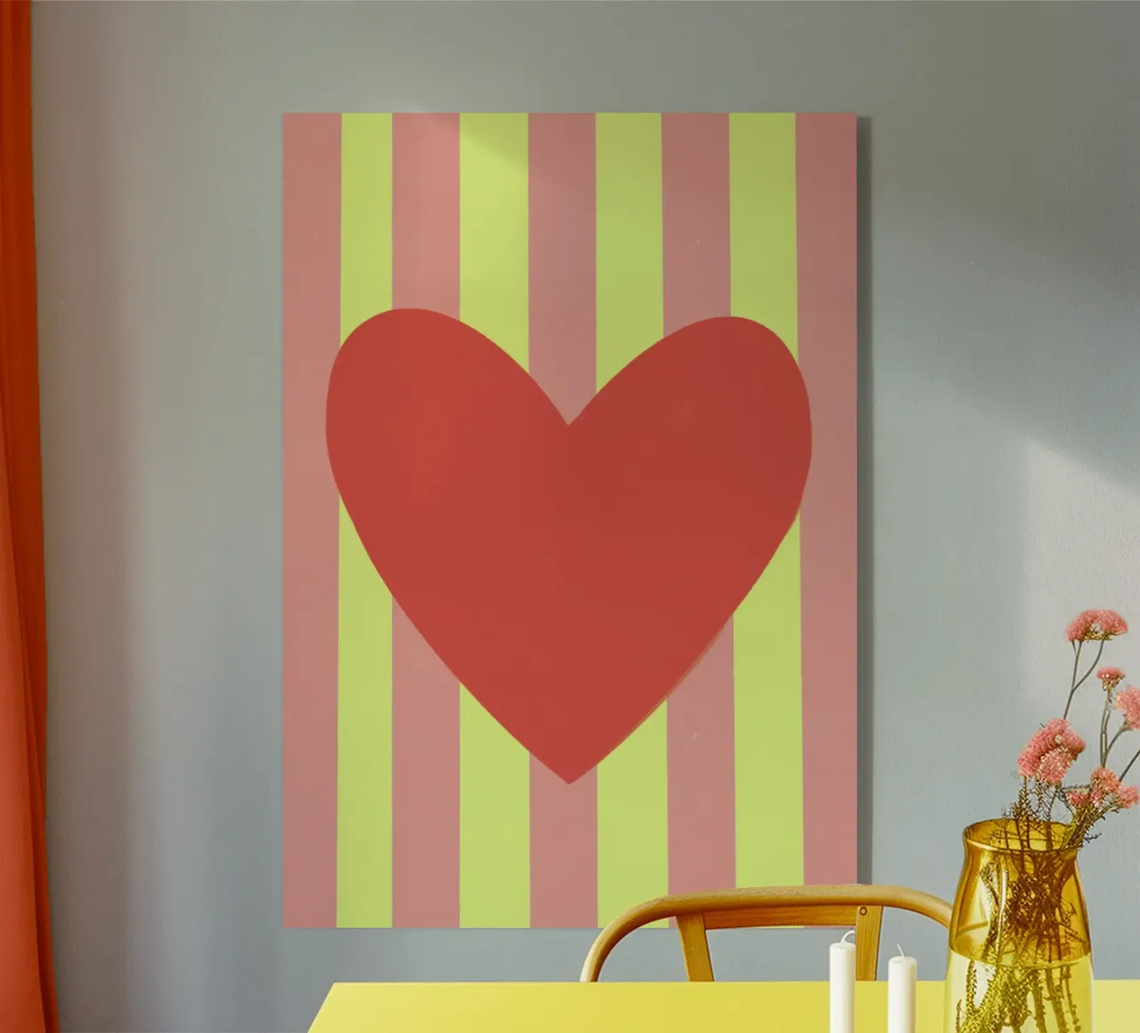 Cuore rosso 02 plexiglass da Art House