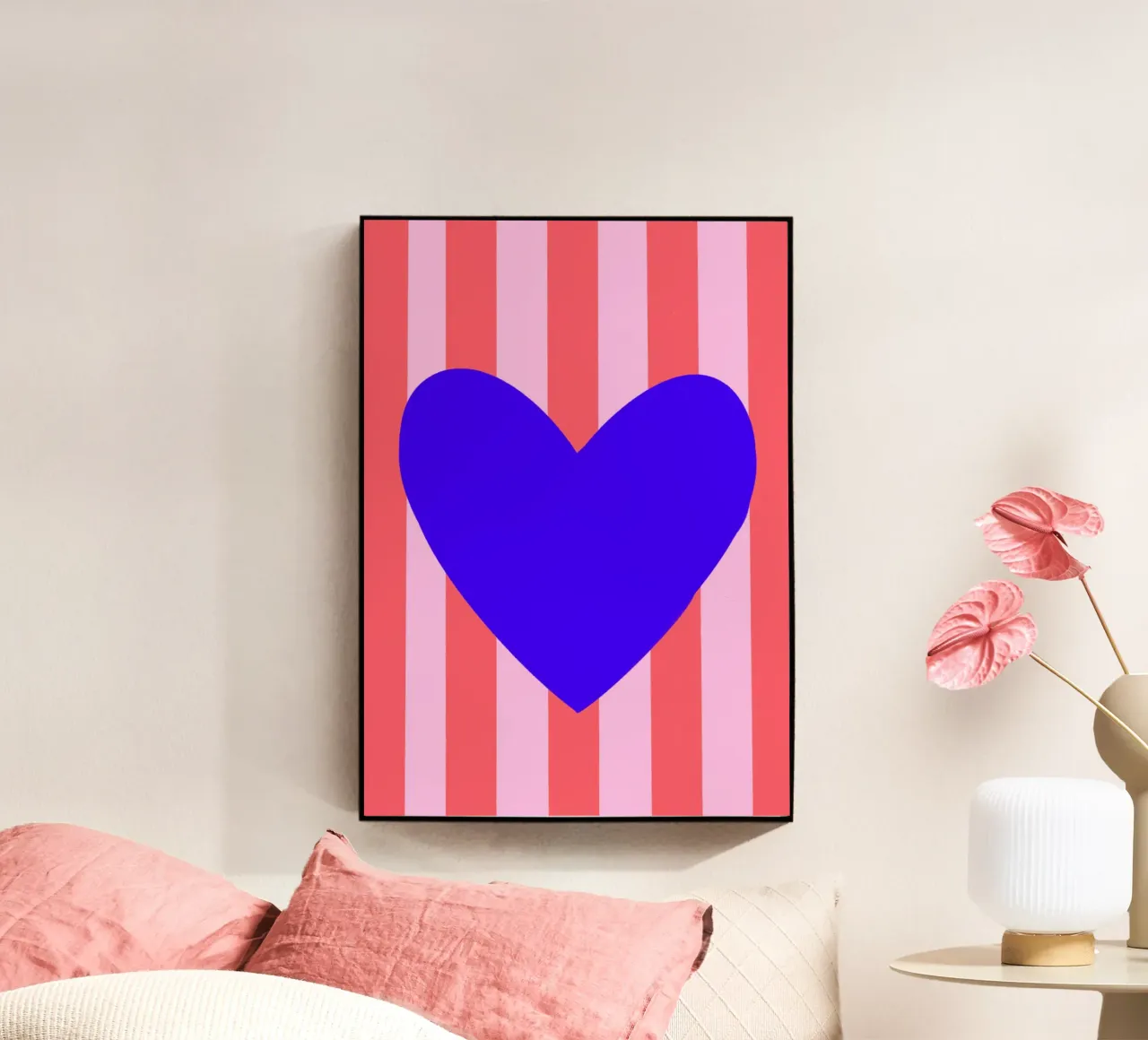 Cuore blu plexiglass da Art House