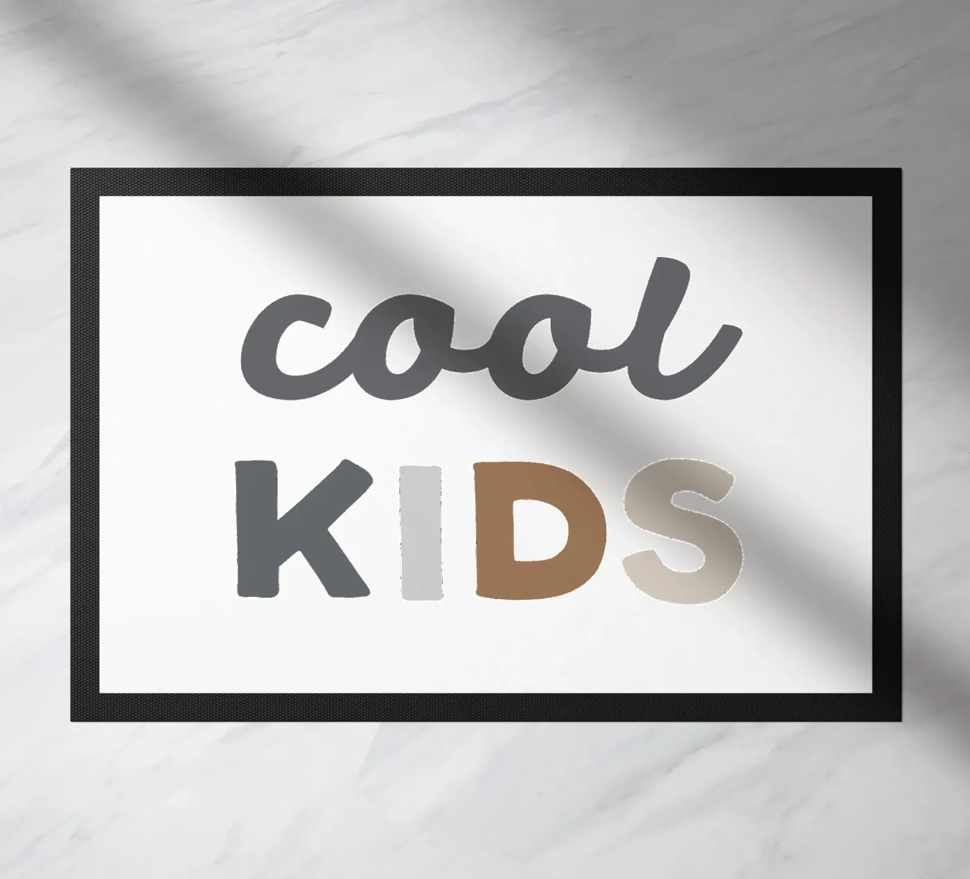 Cool Kid doormat by we line studio - art