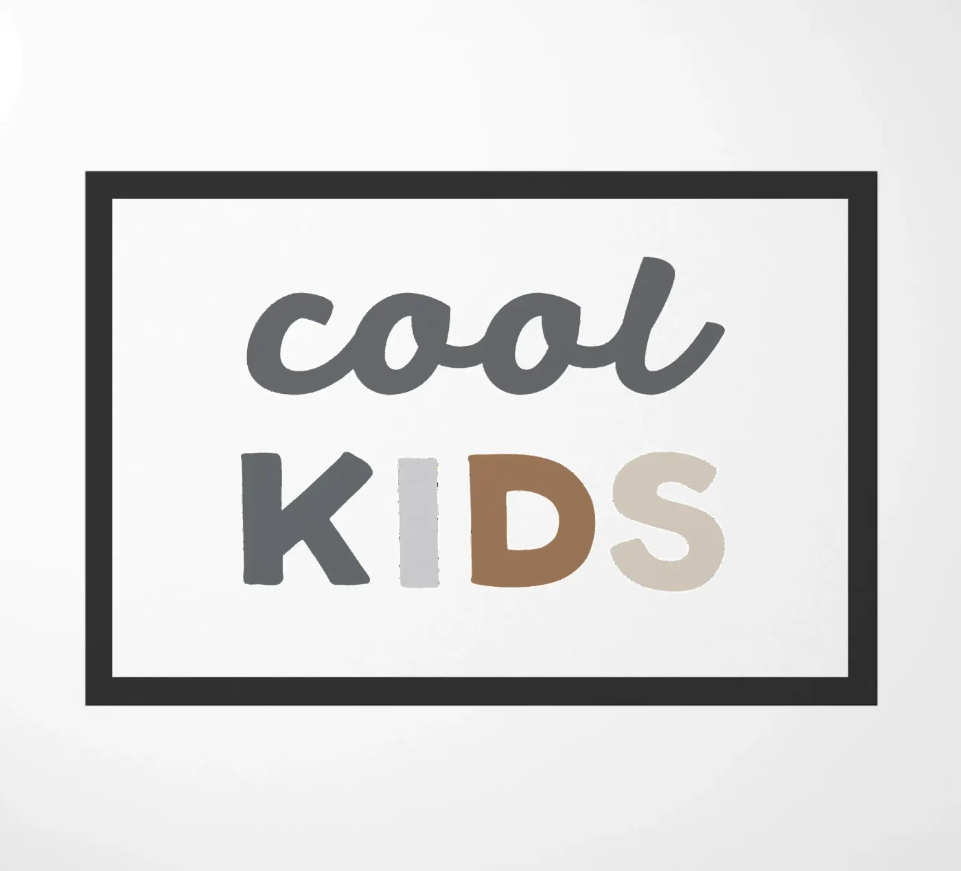 Cool Kid doormat by we line studio - art