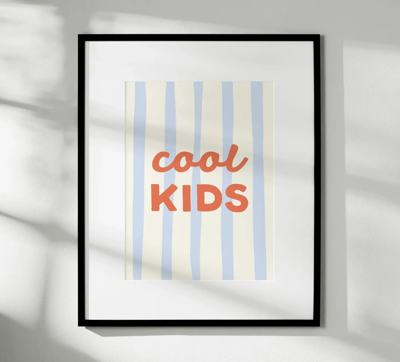 Cool Stripes poster van we line studio - art