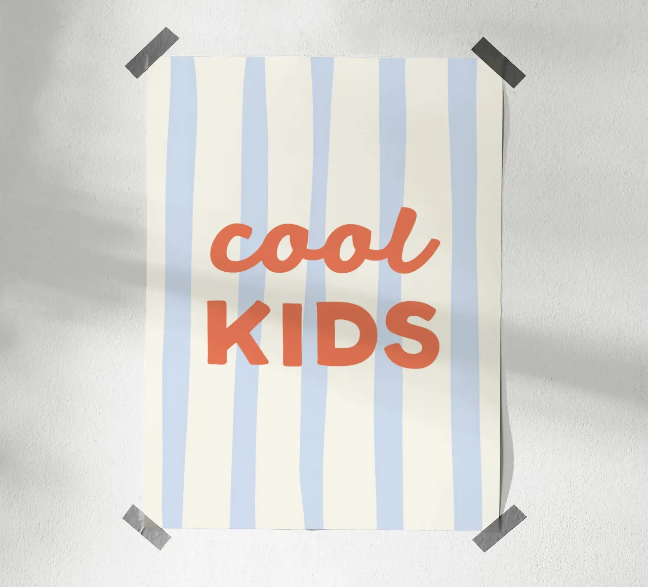 Cool Stripes poster da we line studio - art