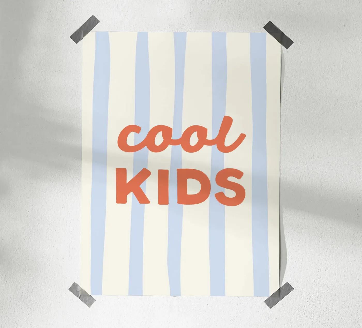 Cool Stripes poster van we line studio - art