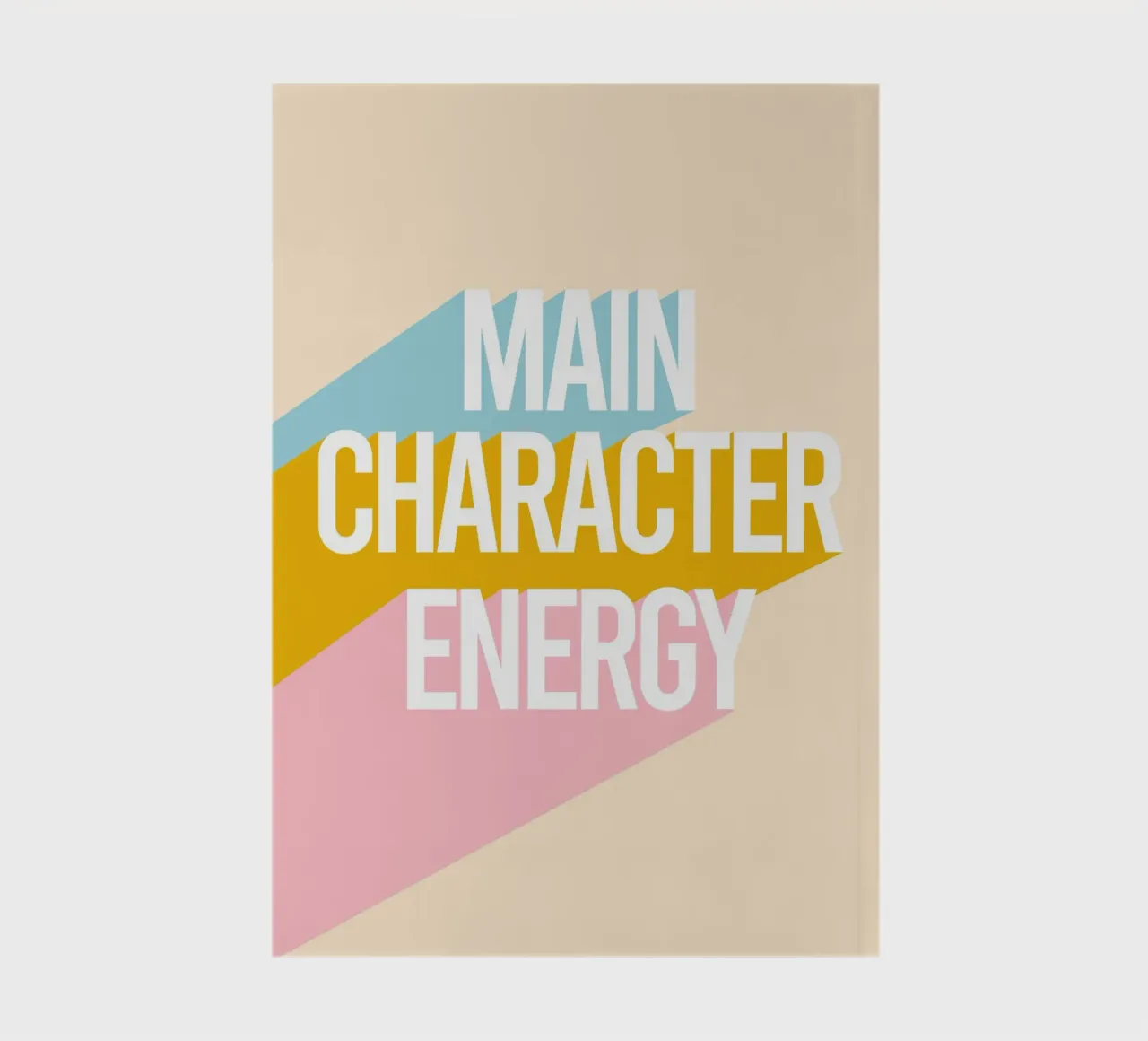 Main Character Energy diario da Attaboy Dsgn