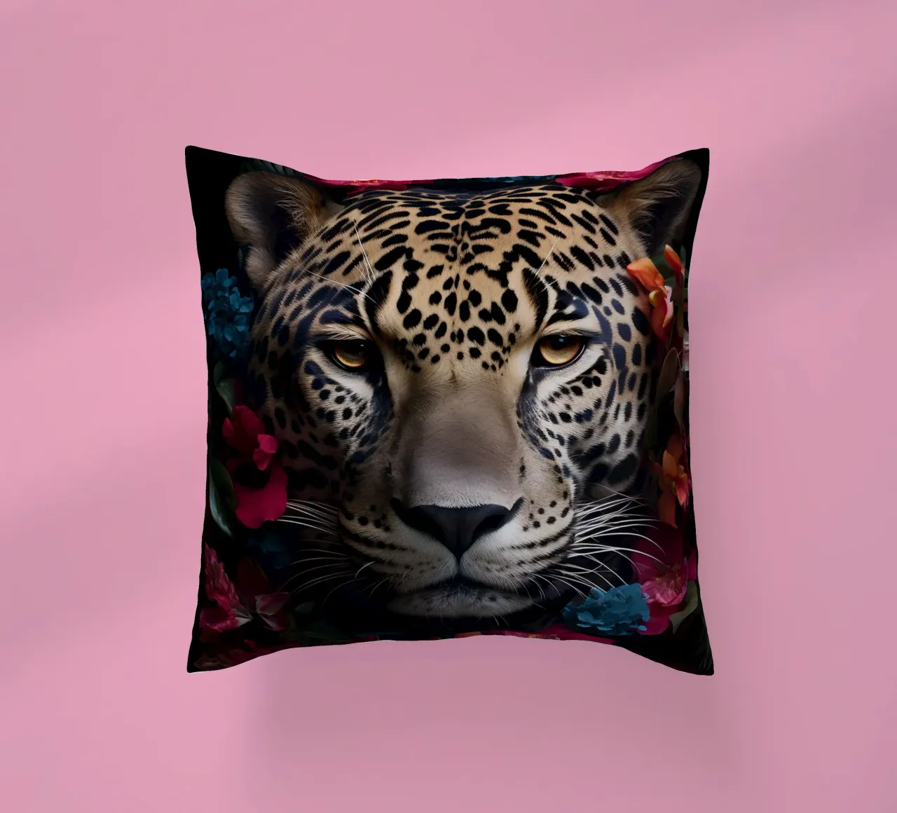 Fiori di leopardo 2 cuscino da Mateo