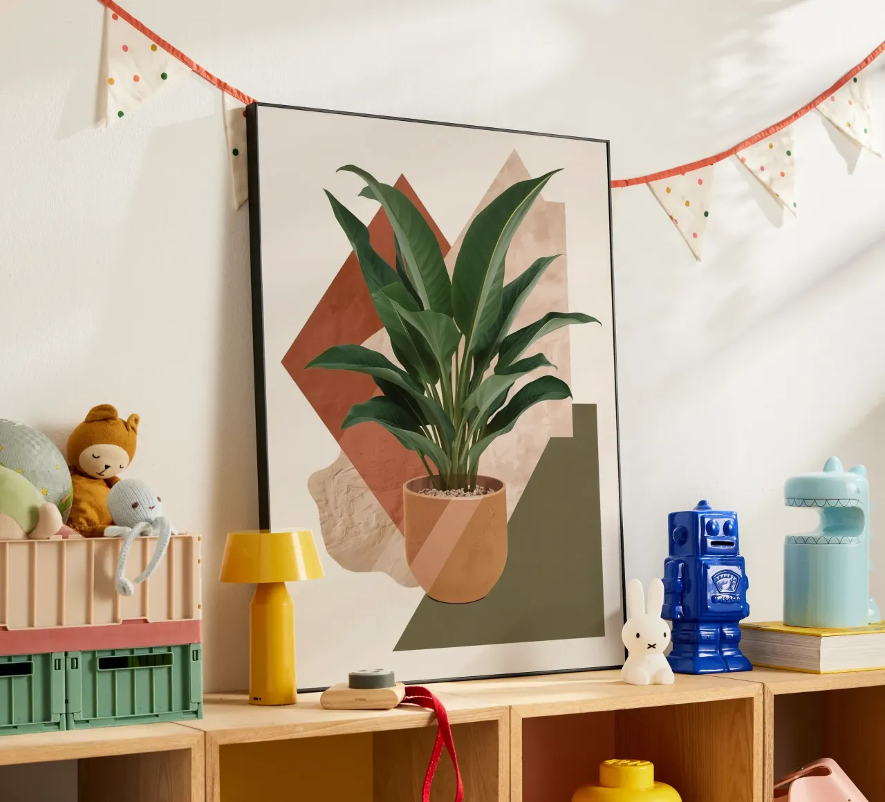 Astratto I alluminio dibond da Shapes and Flowers