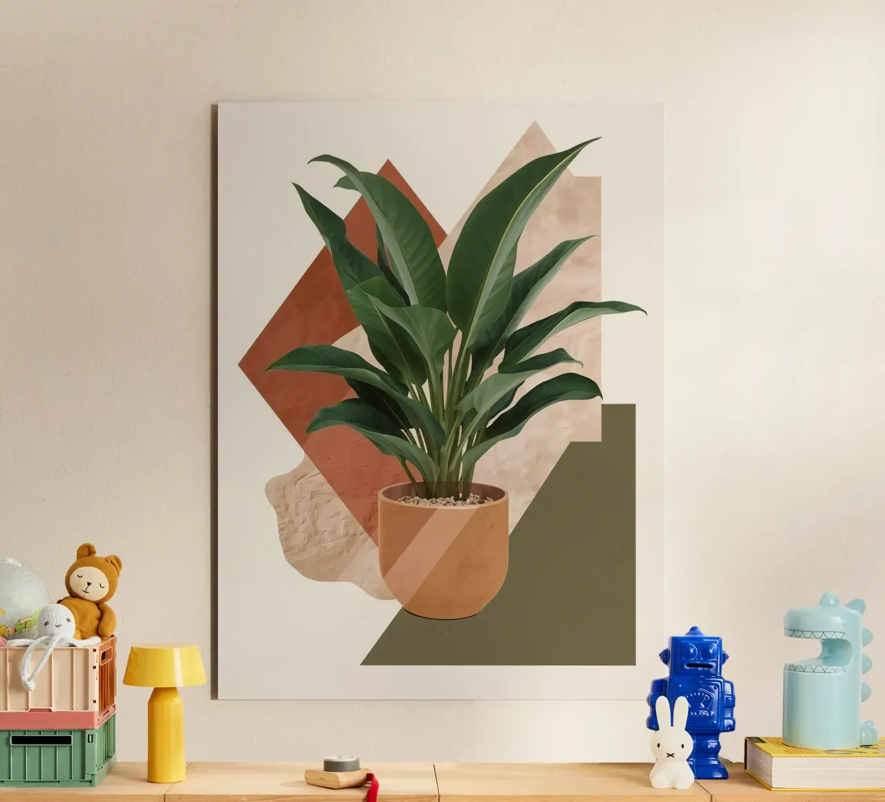 Astratto I alluminio dibond da Shapes and Flowers