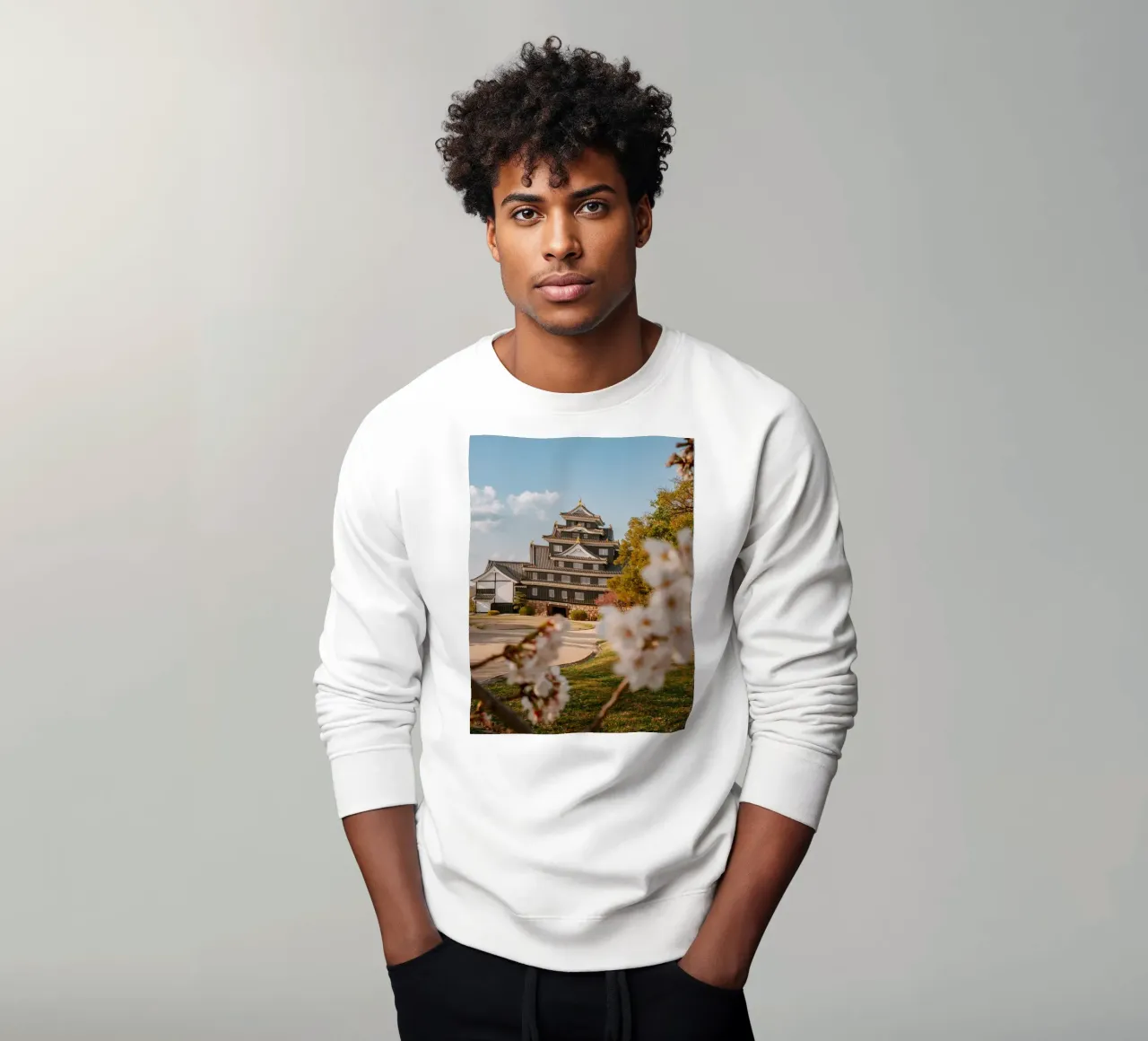 Il castello di Okayama in Giappone felpa da Marcel Bisig