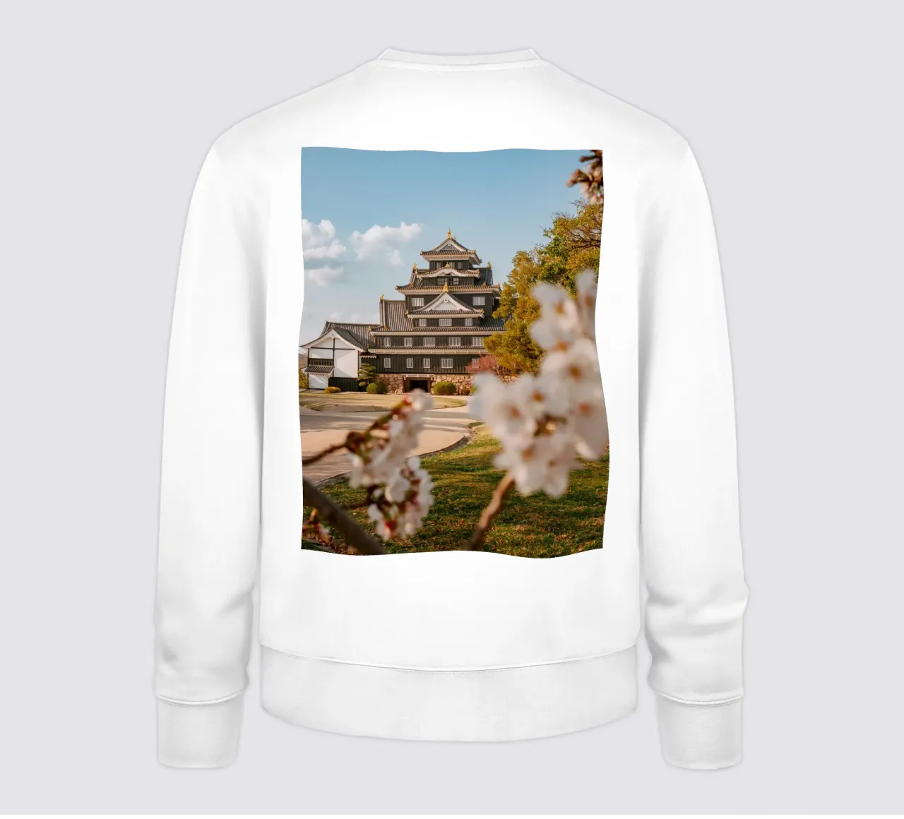 Il castello di Okayama in Giappone felpa da Marcel Bisig