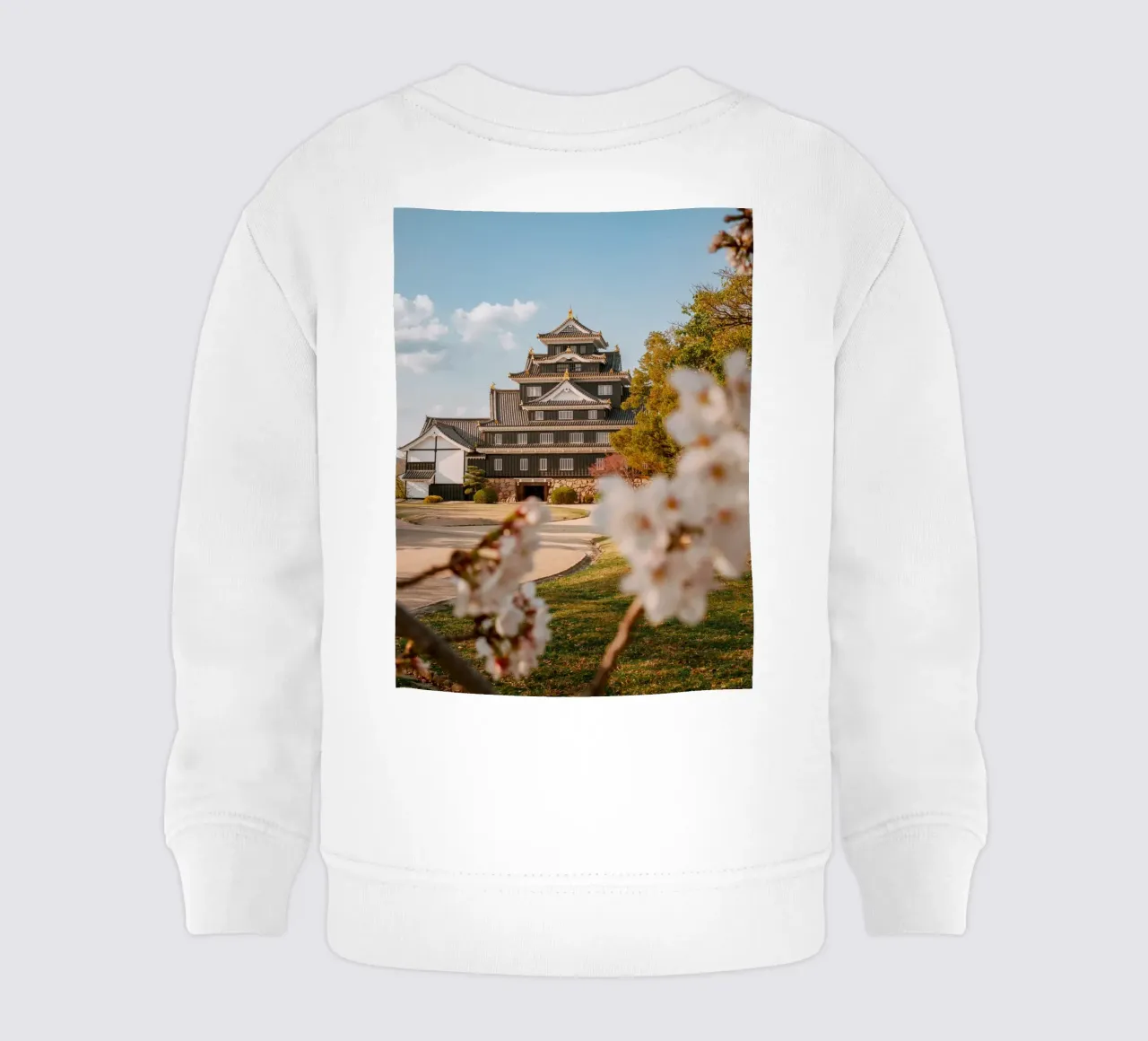 Il castello di Okayama in Giappone felpa neonato da Marcel Bisig