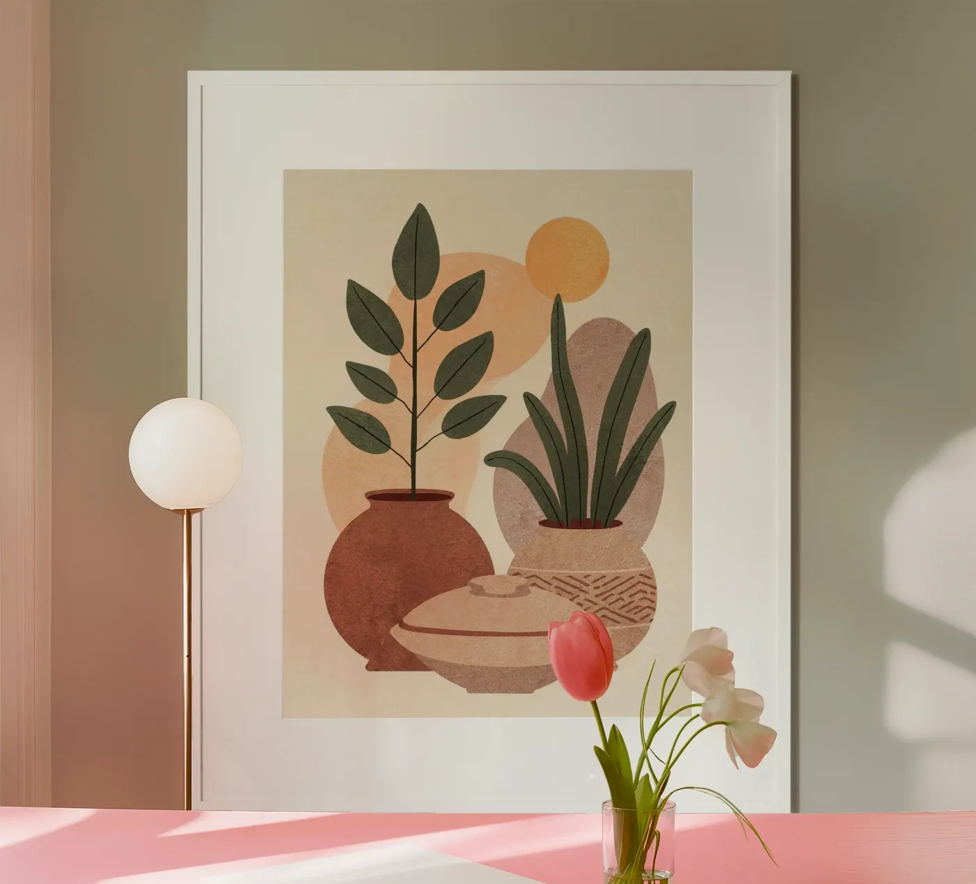 Abstract 56 poster van Shapes and