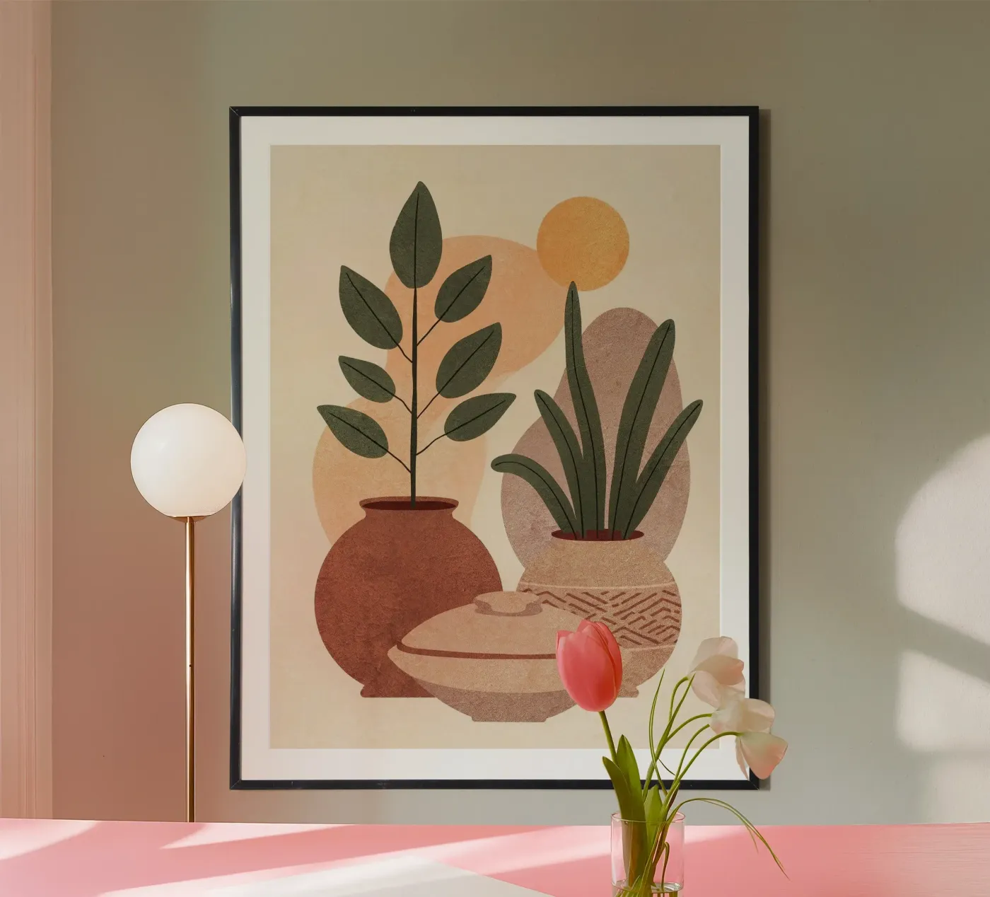 Abstract 56 poster van Shapes and