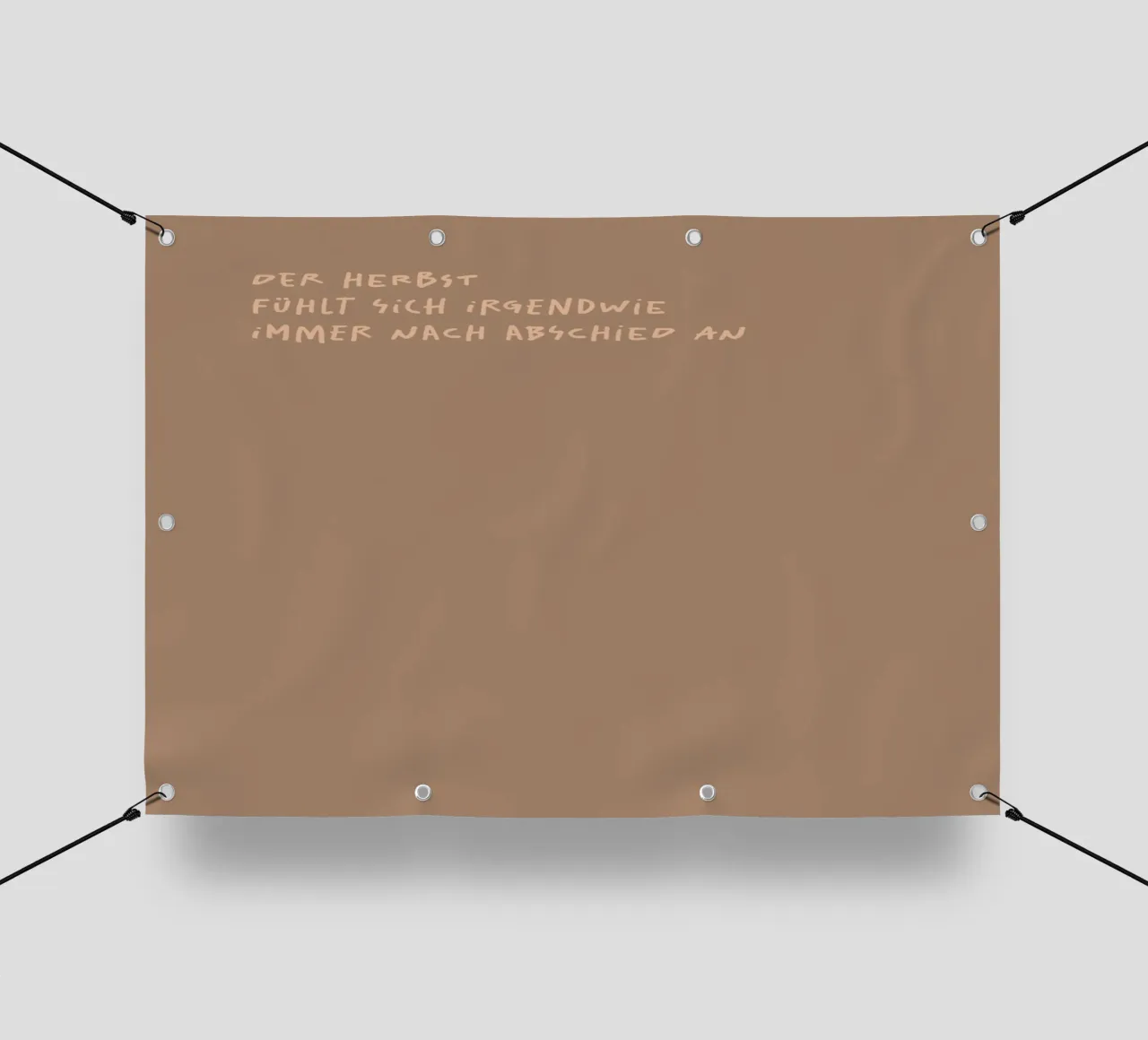der Herbst.. (autumn falling) telo in pvc da FRICKE DESIGN