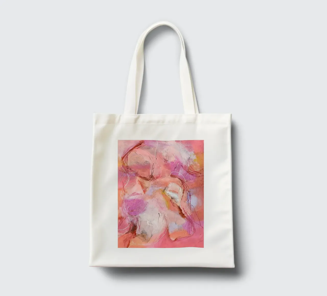 Tocco nella sparizione borsa in juta da Jana Leonenkov Art