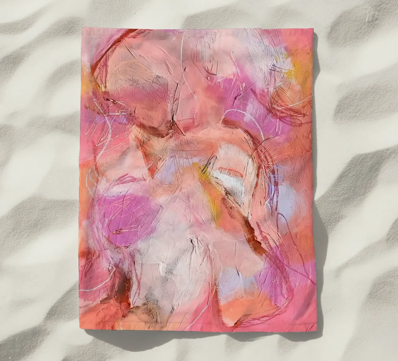 Tocco nella sparizione telo mare da Jana Leonenkov Art