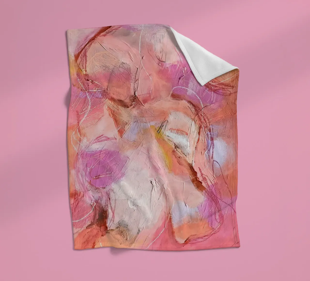 Tocco nella sparizione coperta in pile da Jana Leonenkov Art